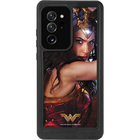 DC Comics Wonder Woman Battle Ready Poster Galaxy Note20 Ultra 5G Waterproof Case